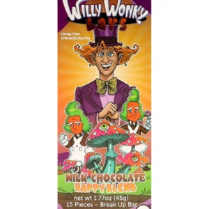 Milk Chocolate Bar Willy Wonky Happy Blend