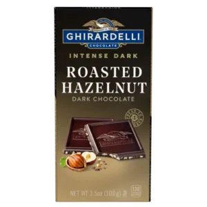 Roasted Hazelnut Dark Chocolate Bar (Case of 12)