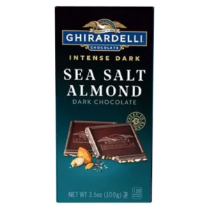 Ghirardelli Intense Dark Sea Salt Almond (Case of 12)