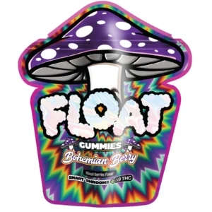 Bohemian Berry Float Mushroom Gummies + Delta 9 THC 100mg