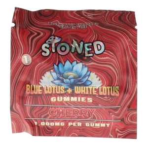 Cherry Stoned Blue Lotus + White Lotus Gummies 1000mg 1ct