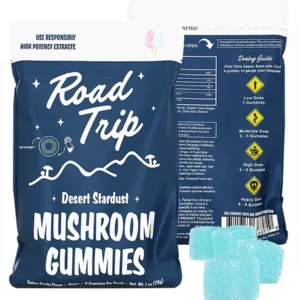 Cotton Candy Road Trip Desert Stardust Shroom Vegan Gummies 8ct 28G