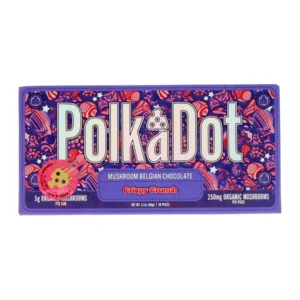 Crispy Crunch PolkaDot Mushroom Belgian Milk Chocolate 250mg