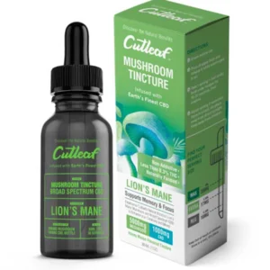 Lion’s Mane Honeydrew Melon Cutleaf Mushroom CBD Tincture
