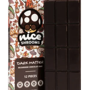 Nice Shrooms Dark Matter Mushroom Chocolate Bar