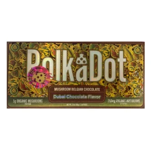 Dubai Chocolate PolkaDot Mushroom Belgian Milk Chocolate 250G