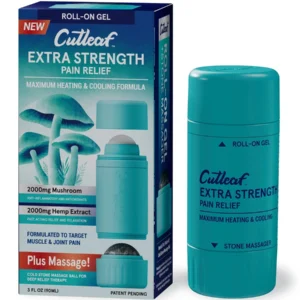 Extra Strength Heating and Cooling Cutleaf Mushroom Hemp Roll On 2000mg
