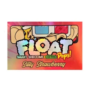 Silly Strawberry Float Smart Shrooms Delta 9 THC Lollipops