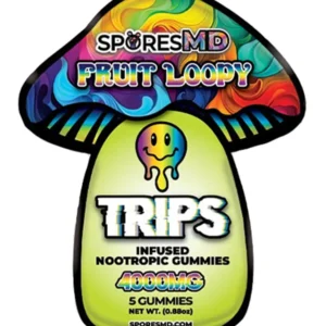 Fruit Loopy SporesMD Trips Infused Nootropic Gummies 5Pcs