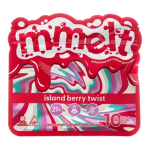 Island Berry Twist Mmelt Shroom Enhanced Microdose Gummies 6G