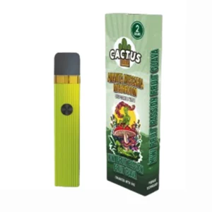 Kiwi Fruit Passion Fruit Guava Cactus Labs Amanita Muscaria Mushroom Vape Enhanced With HHC 2G