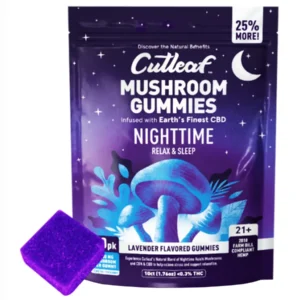 Lavender Cutleaf Nighttime Mushroom Gummies 10ct 10G