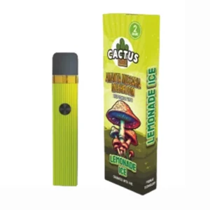 Lemonade Ice Cactus Labs Amanita Muscaria Mushroom Vape Enhanced With HHC 2G