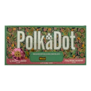 Maui PolkaDot Mushroom Belgian Dark Chocolate 250mg Per Piece
