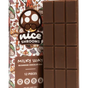 Nice Shrooms Milky Way Mushroom Chocolate Bar