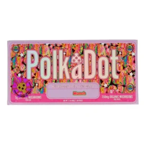 Munch PolkaDot Mushroom Belgian Milk Chocolate 250mg