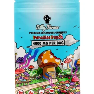 Paradise Punch Silly Farms Vegan Mushroom Gummies 4000MG
