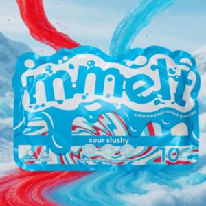 Mmelt Sour Slushy Mushroom Gummies – 10 Ct