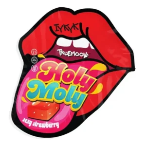 Sexy Strawberry Truemoola Holy Moly Mushroom Gummies 10ct