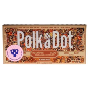 S’more Fun PolkaDot Mushroom Belgian Milk Chocolate 500MG