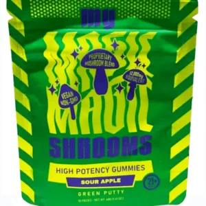 Sour Apple Green Putty Exodus My Shroom Mushy Gummies 10pcs 40G