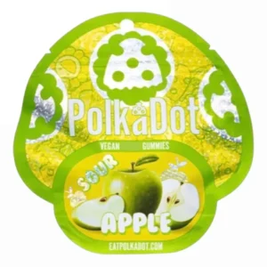 Sour Apple Polkadot Vegan Gummies 4G