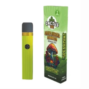 Spearmint Cactus Labs Amanita Muscaria Mushroom Vape Enhanced With HHC 2G