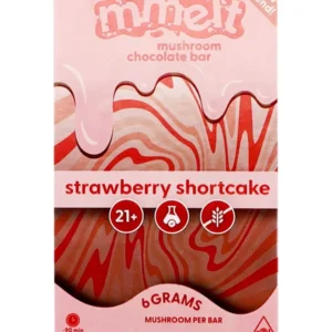 Strawberry Shortcake Mmelt Mushroom Chocolate Bar 6G