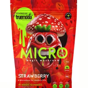 Strawberry Truemoola Micro Shroom Gummies 10ct