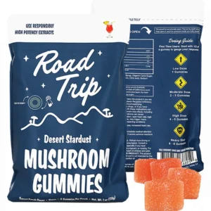 Sunset Punch Road Trip Desert Stardust Shroom Vegan Gummies 8ct 28G
