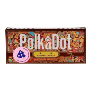 Torrone Delight PolkaDot Mushroom Belgian Milk Chocolate 200mg Per Piece