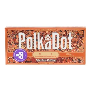 Viet Ice Coffee PolkaDot Mushroom Belgian White Chocolate 200mg Per Piece