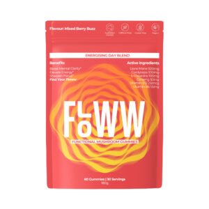 Floww Cordyceps & Lions Mane Mushroom Gummies – Day Blend