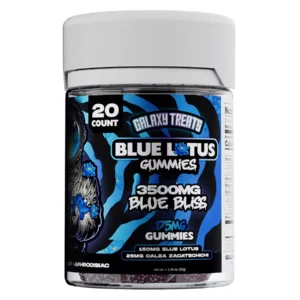 Blue Bliss Galaxy Treats Blue Lotus Gummies 3500mg