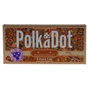 S’more Fun PolkaDot Mushroom Belgian Milk Chocolate 250mg