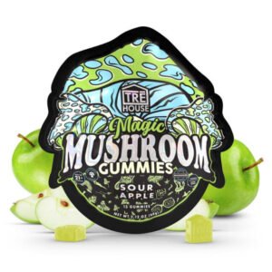 TreHouse Sour Apple Magic Mushroom Gummies